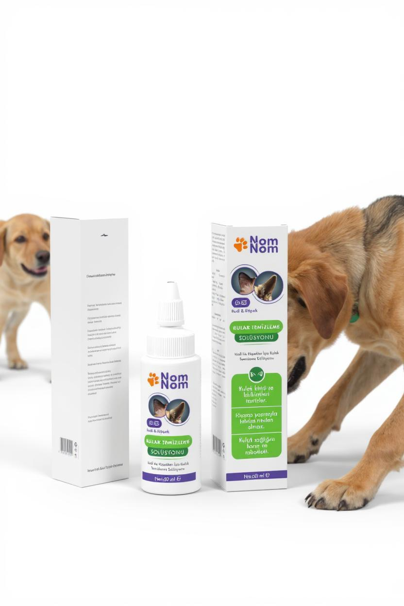 Evcil Hayvanlar İçin Kulak Temizleyici Köpekler Kediler Çözüm 60ml Kulak Kirini Giderir Hijyeni Korur