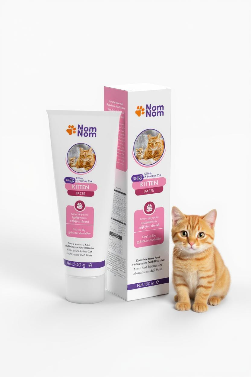 Multivitamin Macun Kedi Yavruları ve Anne Kediler İçin Evcil Hayvan Takviyesi 100g Büyüme Desteği