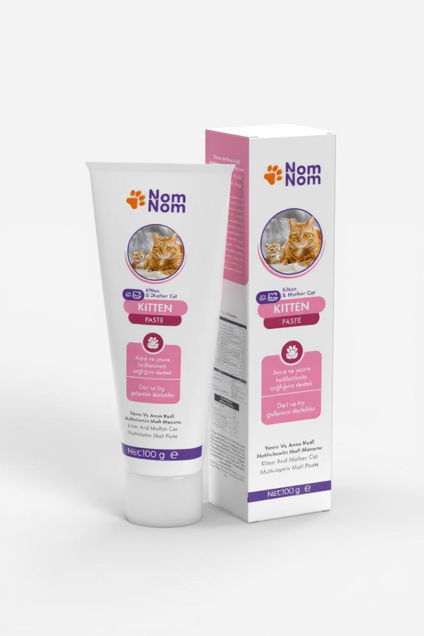 Multivitamin Macun Kedi Yavruları ve Anne Kediler İçin Evcil Hayvan Takviyesi 100g Büyüme Desteği
