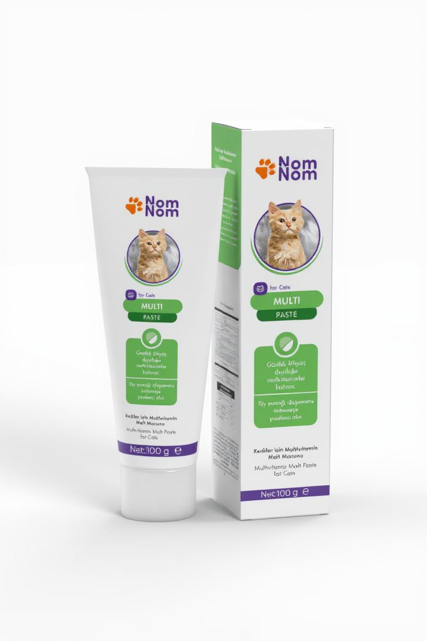 Kedi Multivitamin Macunu Tüy Yumruğu Bağışıklık Desteği 100g Malt Takviyesi Sağlıklı