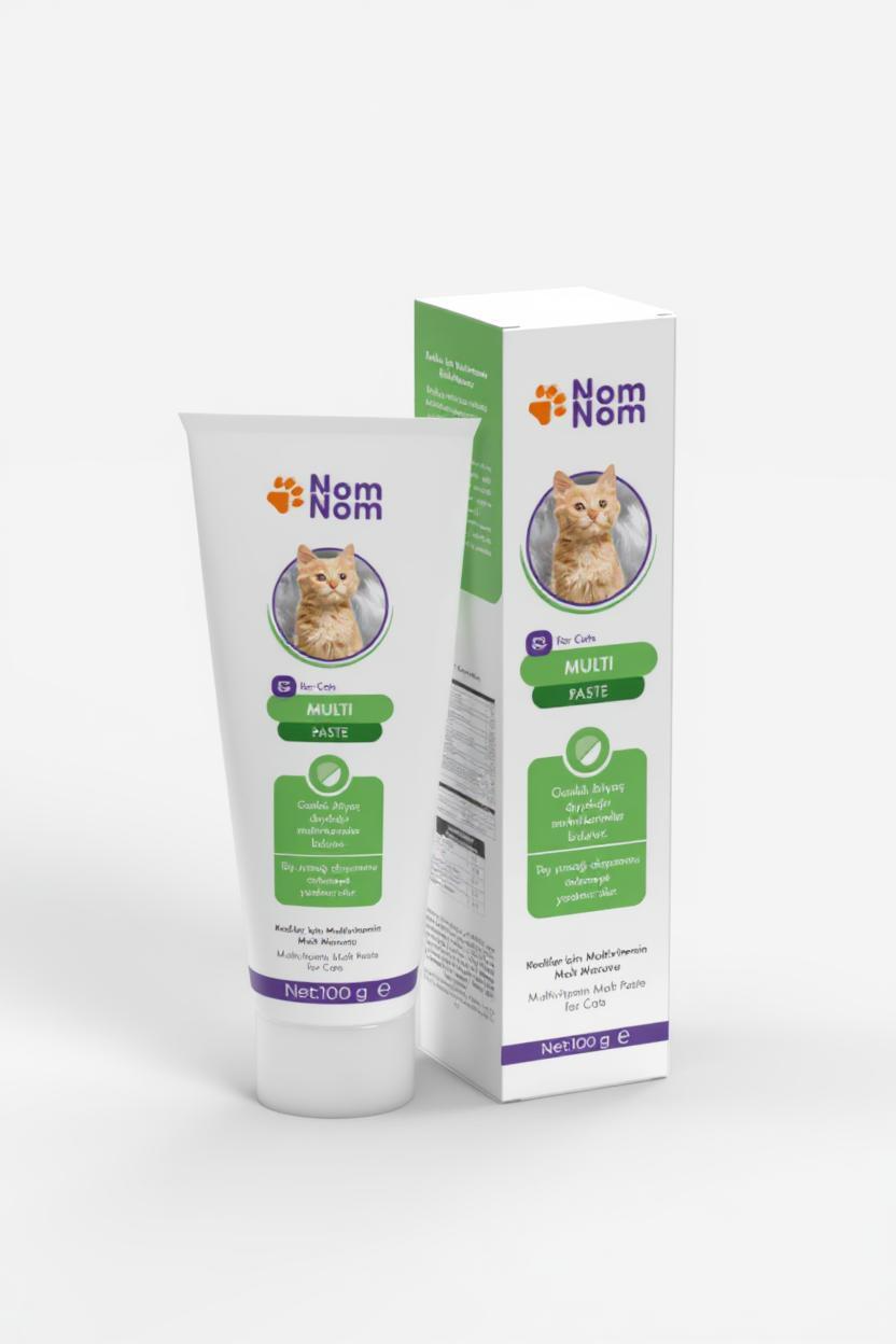 Kedi Multivitamin Macunu Tüy Yumruğu Bağışıklık Desteği 100g Malt Takviyesi Sağlıklı