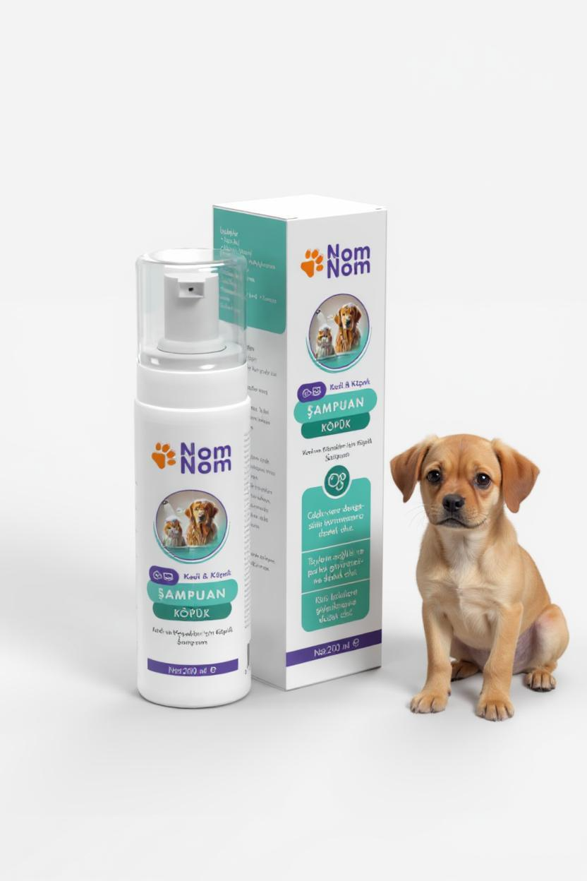 Durulama Gerektirmeyen Kedi ve Köpekler İçin Evcil Hayvan Şampuan Köpüğü 200ml Derin Temizlik Nazik Tüy Bakımı