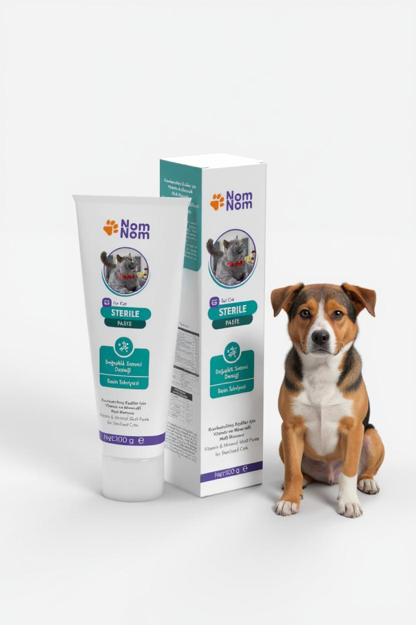 Sterilize Edilmiş Kedi Takviye Macunu 100g Kilo Kontrolü İdrar Yolu Sindirim Desteği