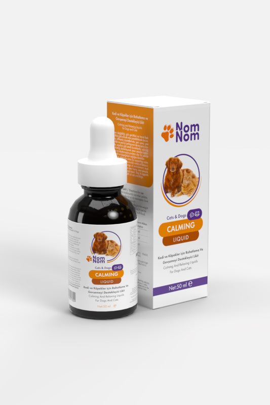 Evcil Hayvan Sakinleştirici Damla Köpekler Kediler Doğal Anksiyete Giderici Stres Rahatlatıcı Sıvı 50ml