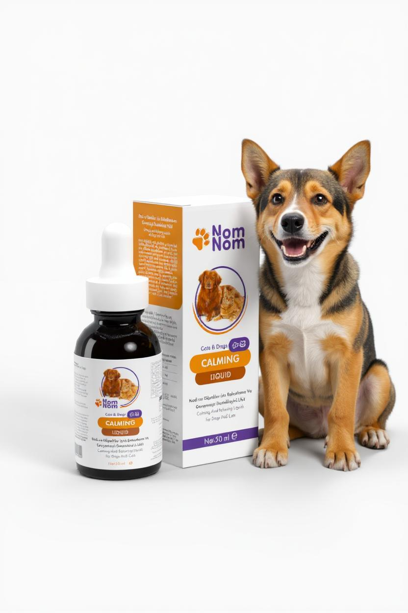 Evcil Hayvan Sakinleştirici Damla Köpekler Kediler Doğal Anksiyete Giderici Stres Rahatlatıcı Sıvı 50ml
