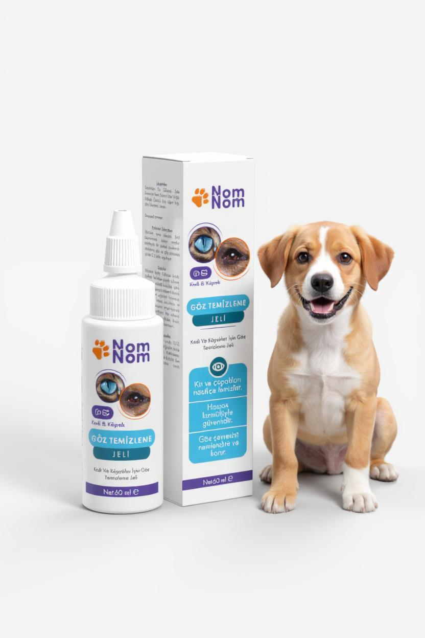Evcil Hayvan Göz Temizleyici Jel Köpekler Kediler Gözyaşı Lekesi Çıkarıcı Nazik Göz Yıkama Bakımı 60ml