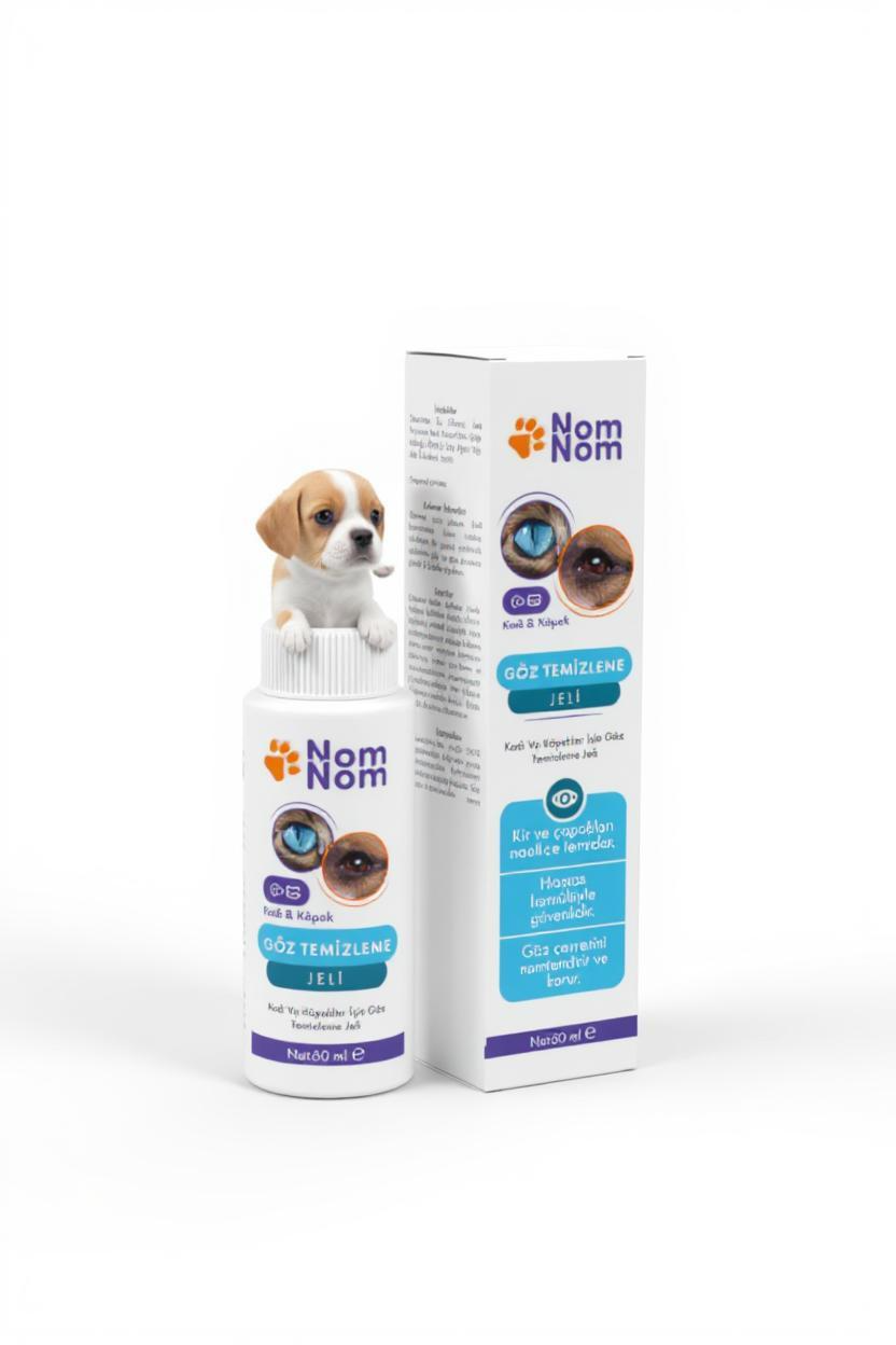 Evcil Hayvan Göz Temizleyici Jel Köpekler Kediler Gözyaşı Lekesi Çıkarıcı Nazik Göz Yıkama Bakımı 60ml