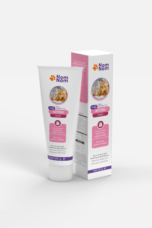 Multivitamin Macun Kedi Yavruları ve Anne Kediler İçin Evcil Hayvan Takviyesi 100g Büyüme Desteği