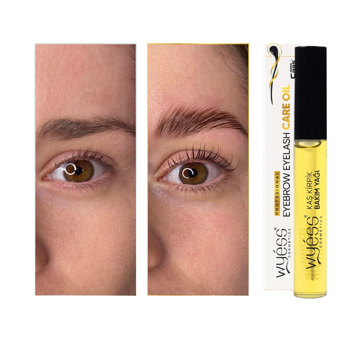 Kirpik Uzatma Yağı Serumu Doğal Hint Yağı Vitamin E Kaş Kirpik Güçlendirici 10ml