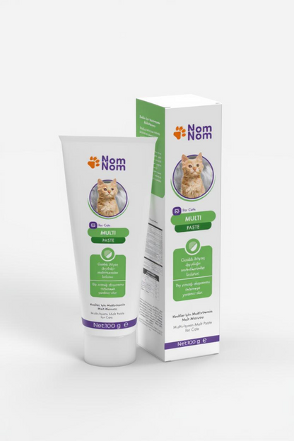 Kedi Multivitamin Macunu Tüy Yumruğu Bağışıklık Desteği 100g Malt Takviyesi Sağlıklı