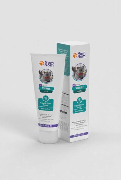 Sterilize Edilmiş Kedi Takviye Macunu 100g Kilo Kontrolü İdrar Yolu Sindirim Desteği