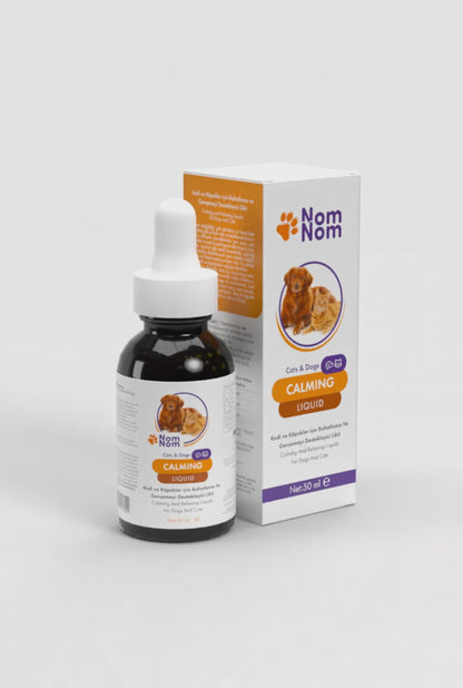 Evcil Hayvan Sakinleştirici Damla Köpekler Kediler Doğal Anksiyete Giderici Stres Rahatlatıcı Sıvı 50ml