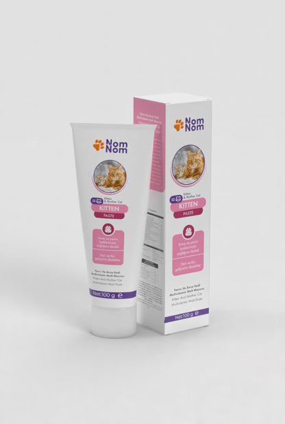 Multivitamin Macun Kedi Yavruları ve Anne Kediler İçin Evcil Hayvan Takviyesi 100g Büyüme Desteği