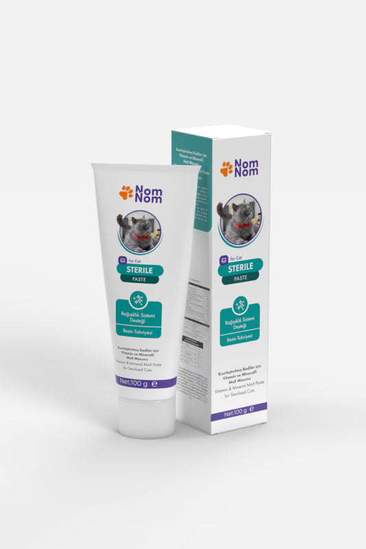 Sterilize Edilmiş Kedi Takviye Macunu 100g Kilo Kontrolü İdrar Yolu Sindirim Desteği