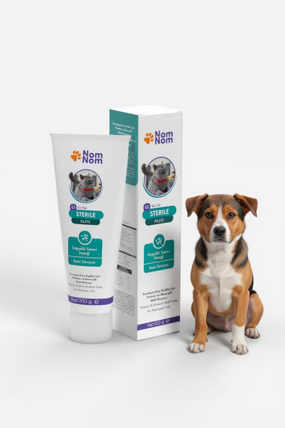 Sterilize Edilmiş Kedi Takviye Macunu 100g Kilo Kontrolü İdrar Yolu Sindirim Desteği